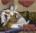 1714 After Jean Baptiste Van Mour (1671-1737) Turkish woman smoking