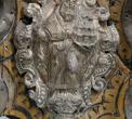 Prije preparatorsko-restauratorskih radova - Sv. Vlaho, srebrni ex-voto, 1614., riznica katedrale