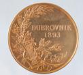 Medalja (veća) kovana u povodu otkrivanja Gundulićeva spomenika, 1893. godina