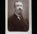 Kapetan Pavo Švago; Laurent Rubino, 1879.; albuminska fotografija, podlijepljena kartonom, 10,4 × 6,3 cm; DUM PM 1723