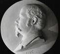 Nepoznati autor, Reljef Meda Pucića, 1867. g., mramor, pr=18 cm, DUM KPM VR-71