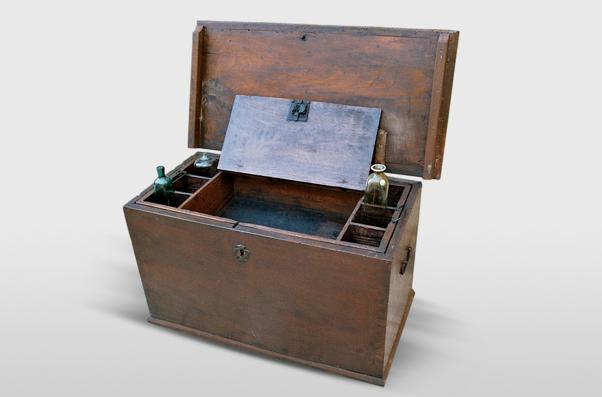 Ship’s medicine chest from an unknown sailing ship of the Dubrovnik Republic