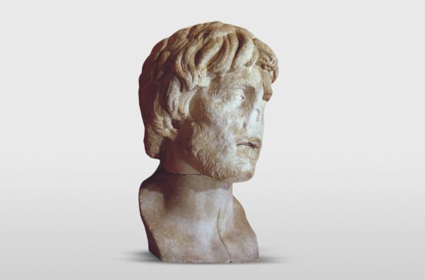 Bust of a man