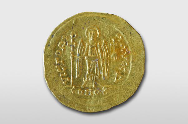 Greek bronze coin