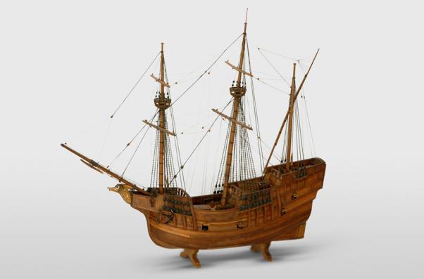 Model of a galleon